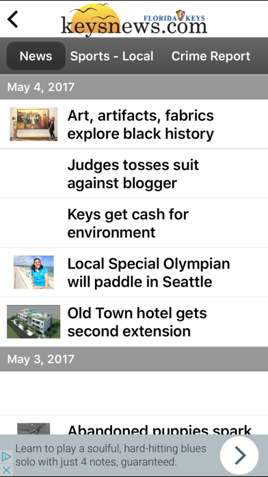 Screenshot #1 pour KeysNews