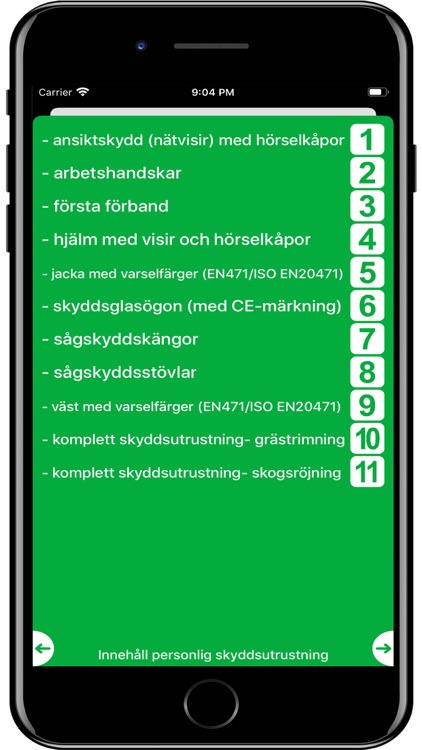 Röjsåg RA1 Skyddsutrustning