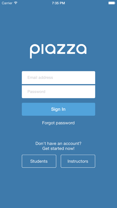 Piazza Screenshot