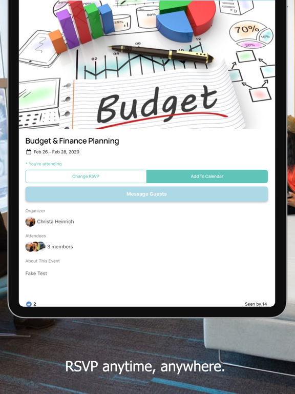 YPO Santa Monica Bay iPad screenshot 2 - Productivity app