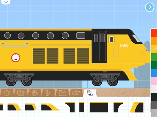 Labo Bakstenen trein (Vol) iPad app afbeelding 4
