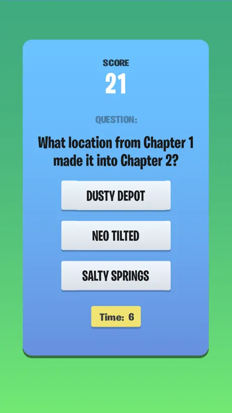 Quiz for Fortnight!