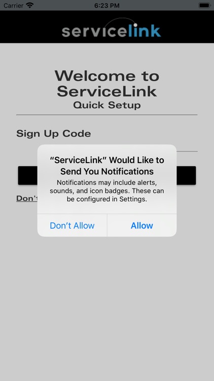 ServiceLink Customer