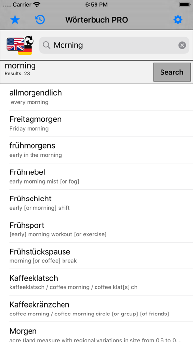 PRO - German Dictionary Screenshot