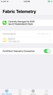 forticlient iphone capturas de pantalla 1
