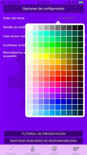 Captura de pantalla de Recordatorio De Medicación en iPhone 2