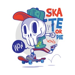 Animated Skeleton Stickers