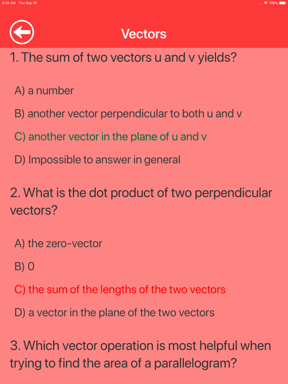 Screenshot #4 for College Physics Quiz