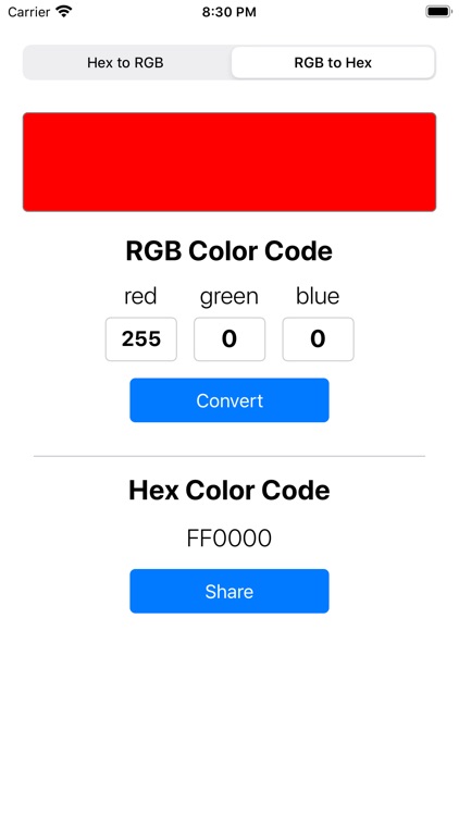 Hex2Rgb screenshot-3
