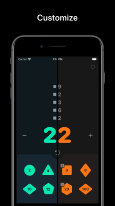 Dungeon Dice - RPG Dice Roller screenshot 3