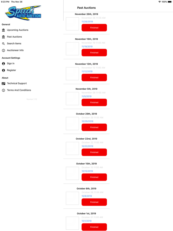Screenshot #4 pour Speeds Auto Auctions