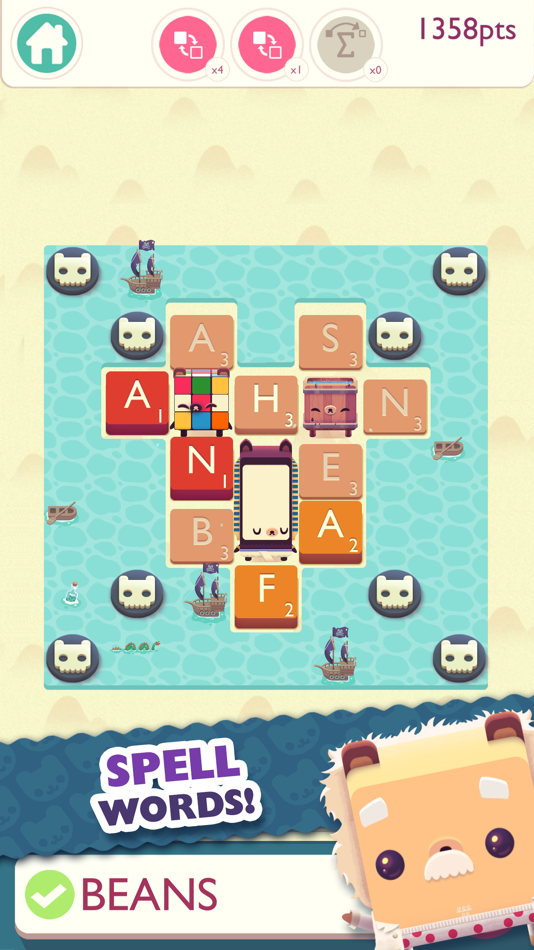 #2. Alphabear: Words Across Time (iOS) 由: Spry Fox, LLC