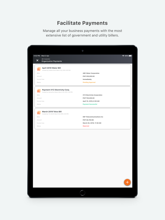 UnionBank: The Portal iPad screenshot 5 - Finance app