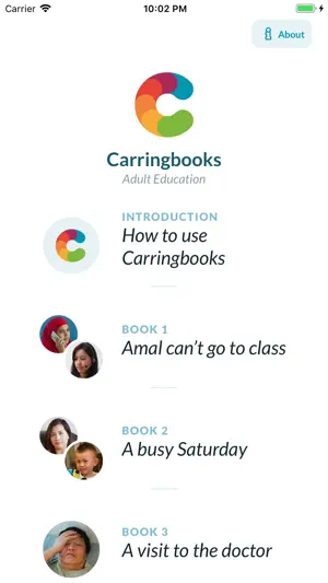 Carringbooks screenshot 1