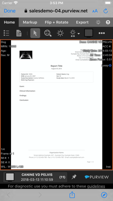 Purview Patient Access iPhone screenshot 8 - Medical app