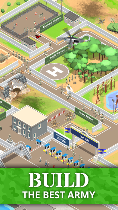 screenshot of Idle Army Base: Tycoon Game 1