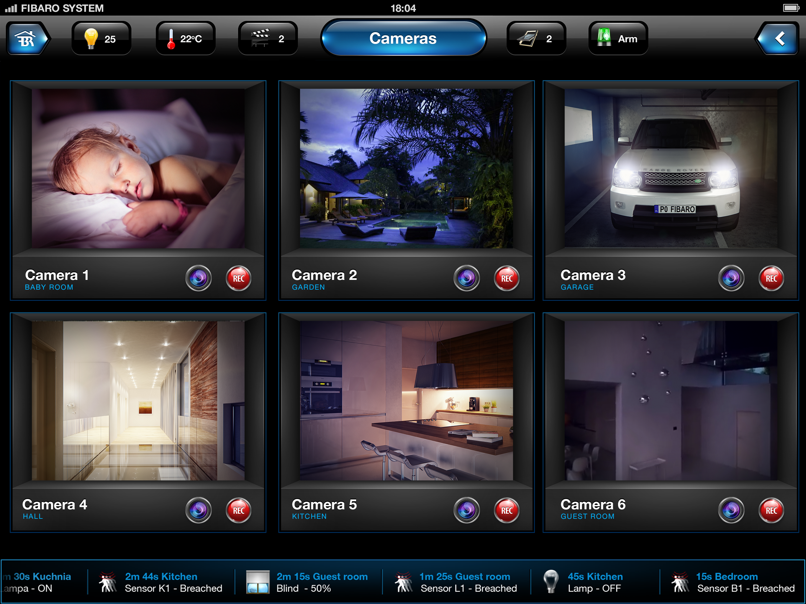 FIBARO for iPad screenshot 4