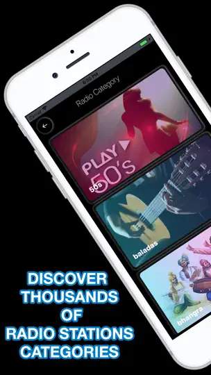 Скриншот LiveTuner Radio - Online Radio на iPhone 1