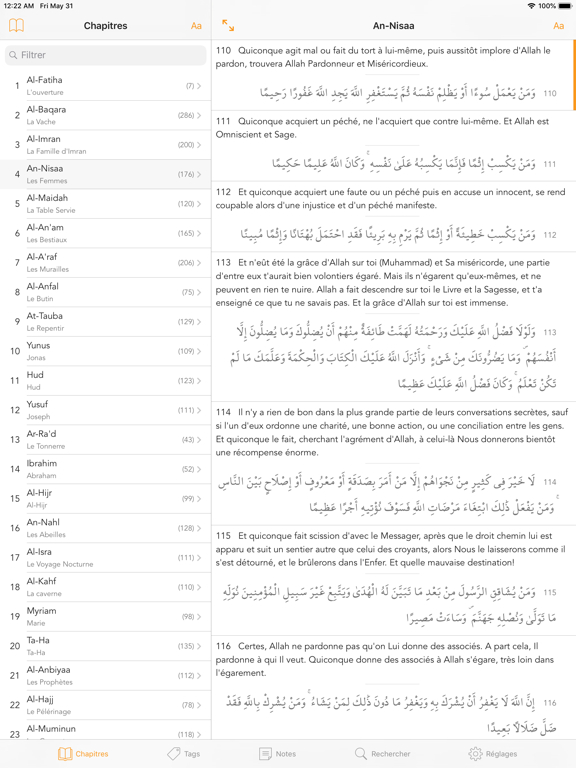 Screenshot #4 pour Notes Coran