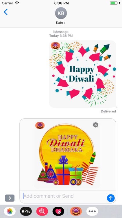 हैप्पी दिवाली स्टिकर screenshot-4