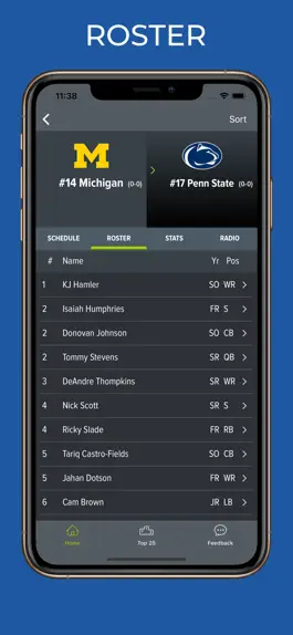 Game screenshot Penn State Football Schedules hack