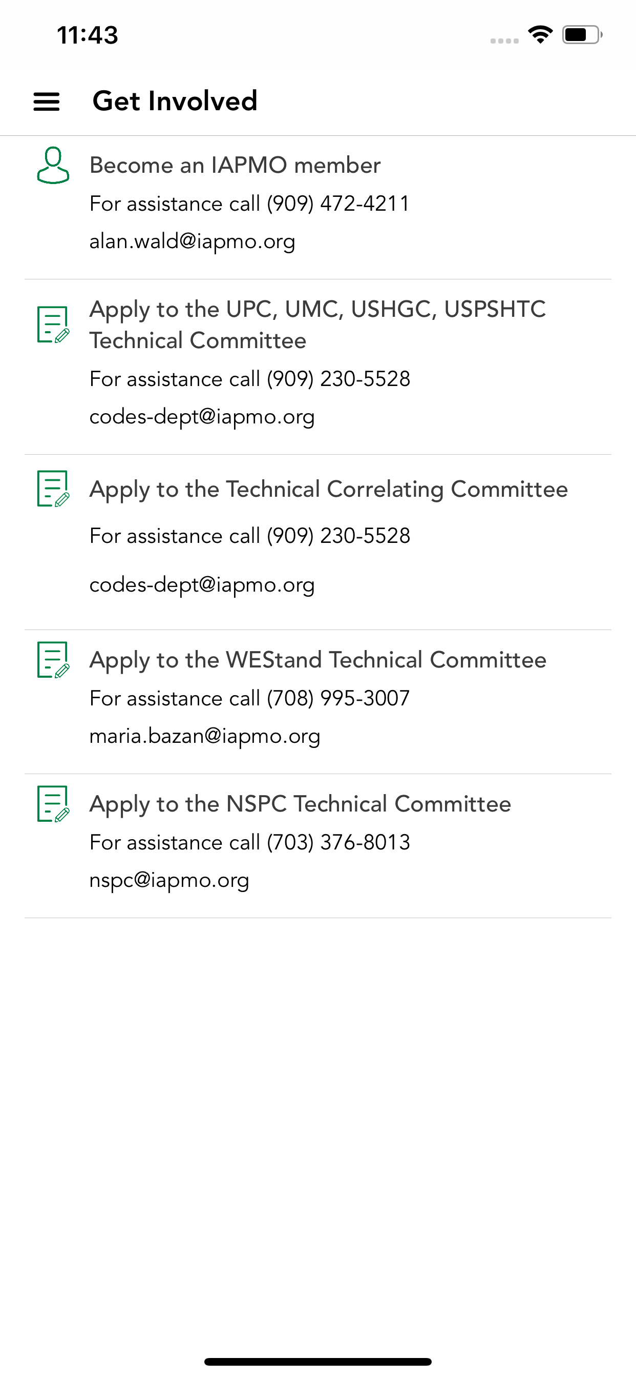 IAPMO Codes