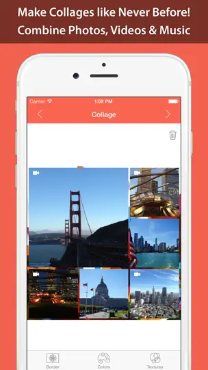 Screenshot von VideoCollage By Bits&Coffee auf dem iPhone 1