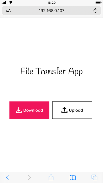 File Transfer App Screenshot