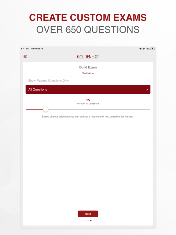 Screenshot #5 pour Golden Egg ASP® Practice Test