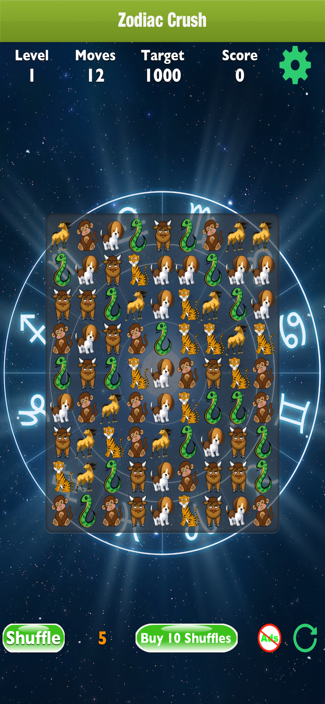 Zodiac Crush - Match 3 screenshot 5