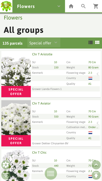 Screenshot #2 pour FlowerSale.nl
