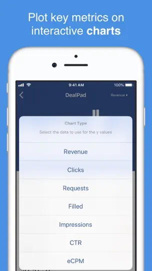 Capture d'écran de FanAds - Revenue Reporting sur iPhone 3