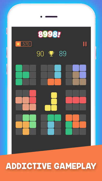 8998! Block Puzzle Gameのおすすめ画像1