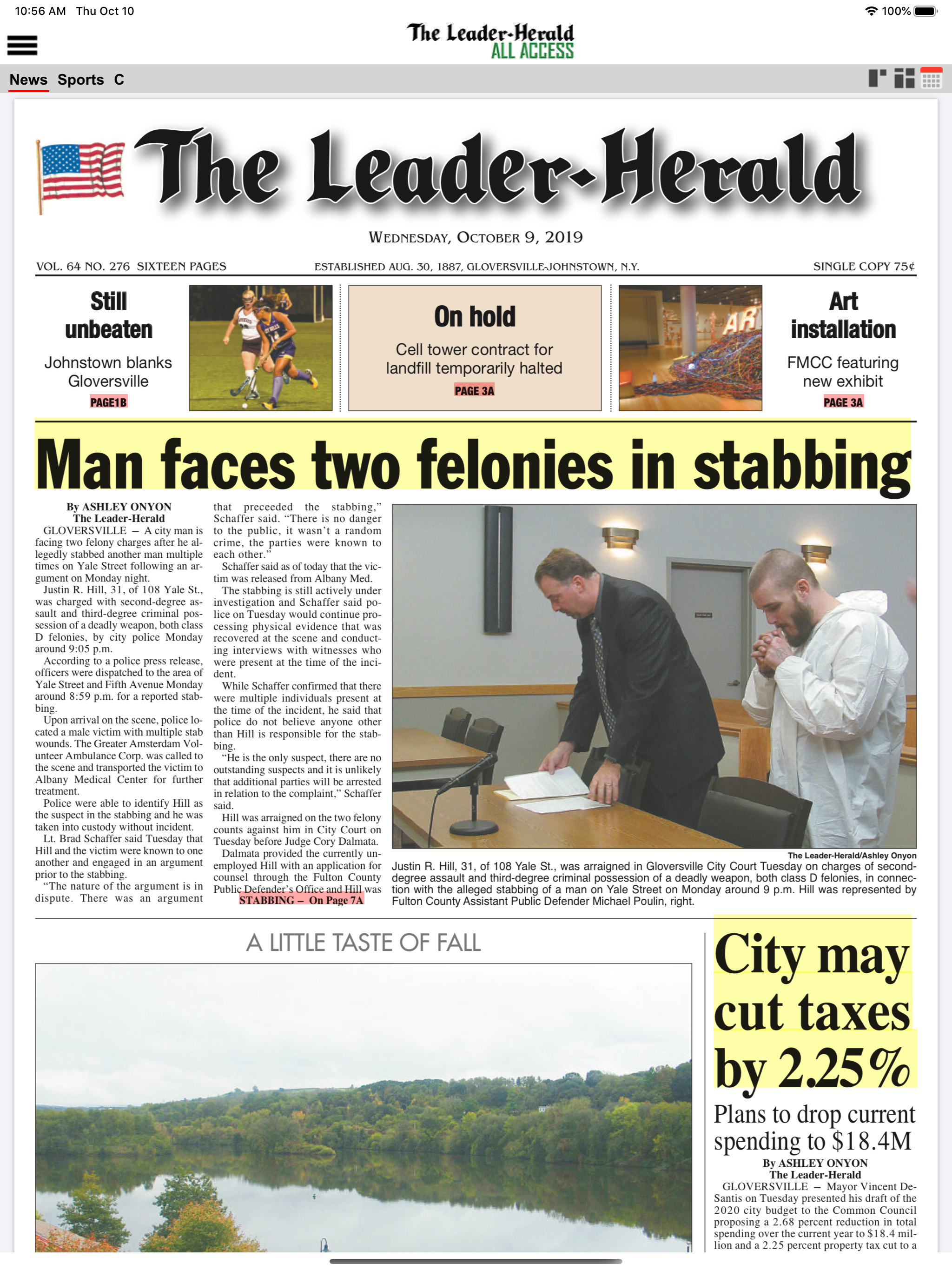 The Leader-Herald All Access