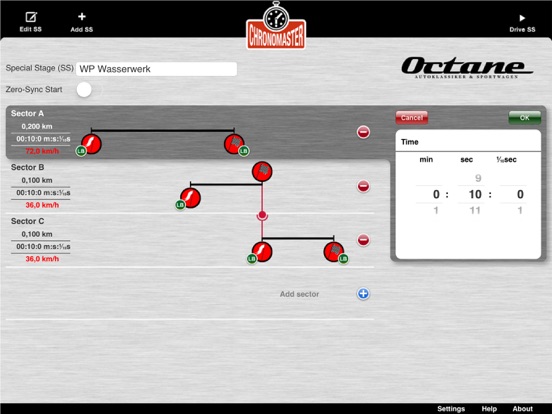 ChronoMaster iPad screenshot