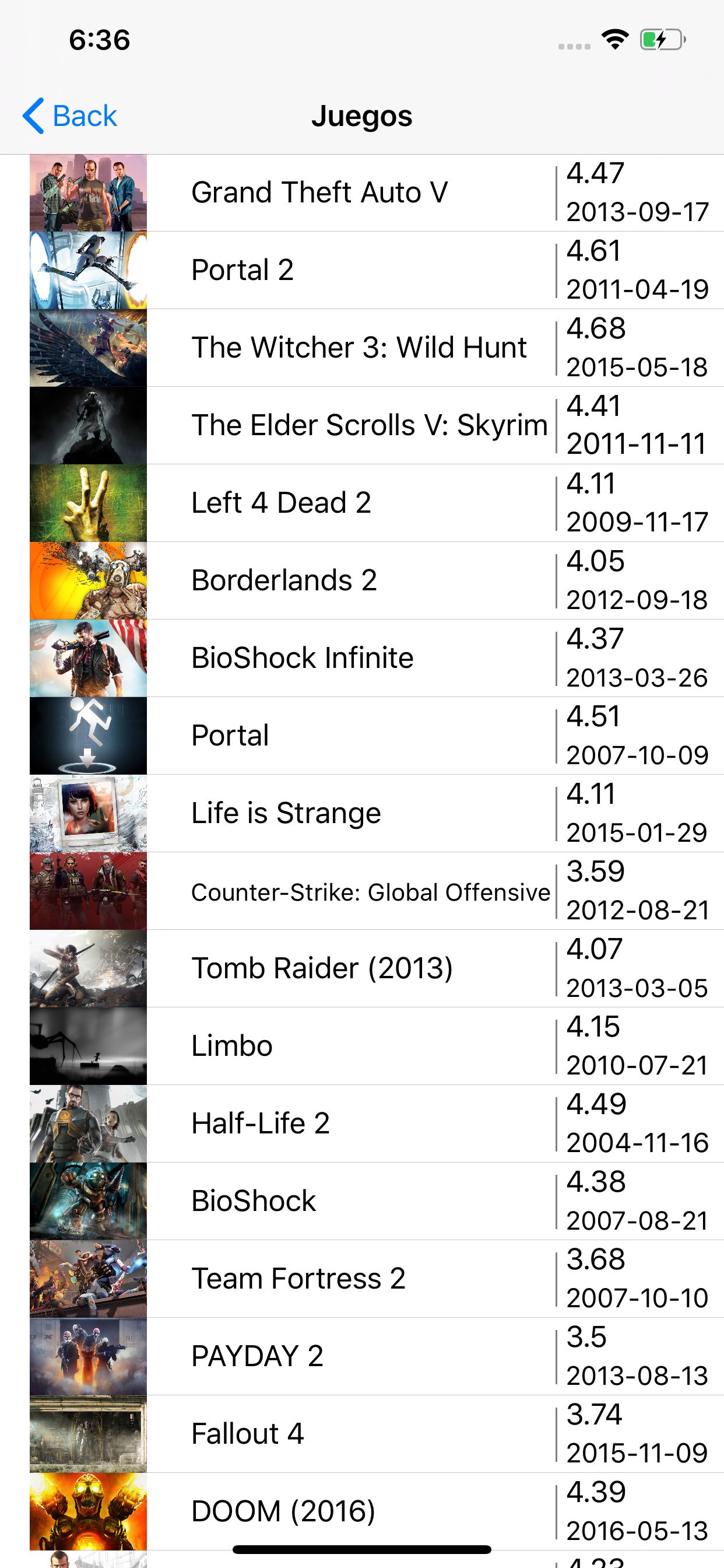 GamesViewer screenshot 4
