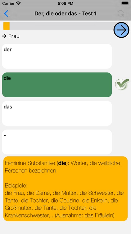 Deutsch Grammatik Test