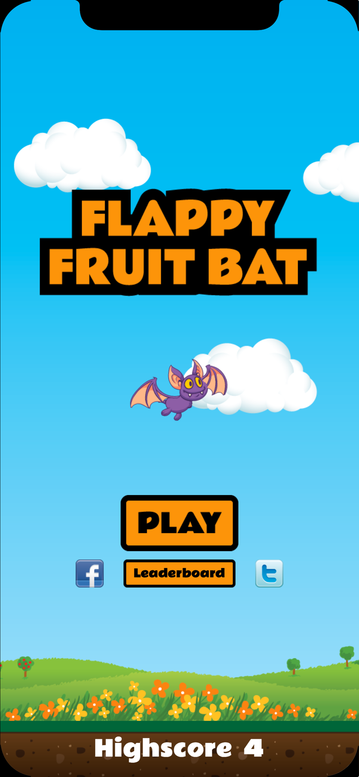 Flappy Fruit Bat Game