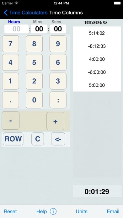 Time Calculator plus screenshot 1
