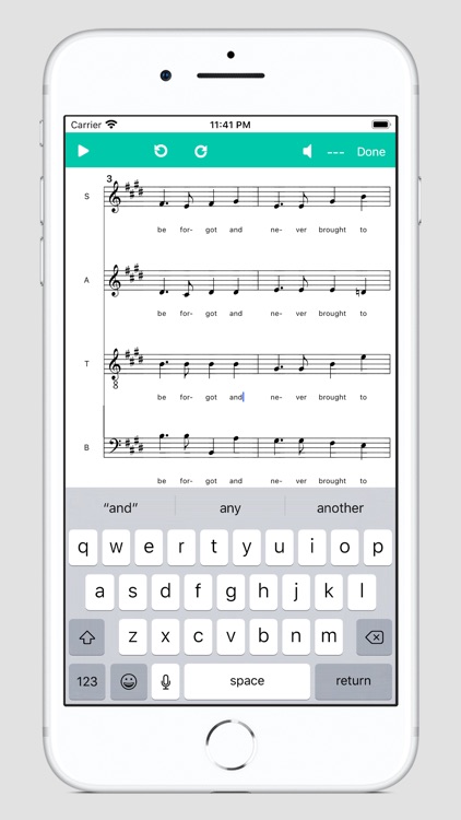 Score Creator: compose music