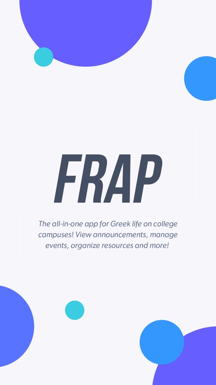 Frap: The Greek Management App