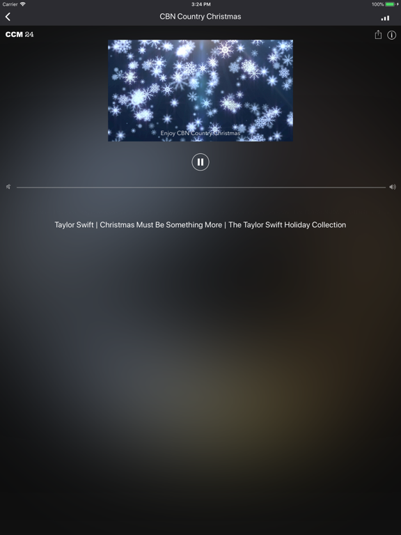 CCM 24 Radio Stations iPad screenshot 5 - Music app