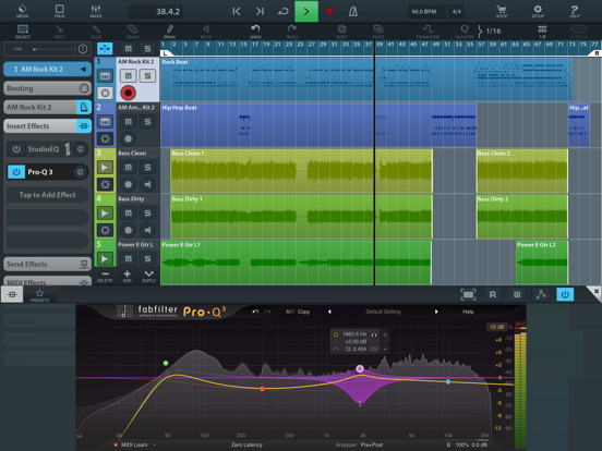 FabFilter Pro-Q 3 iPad app afbeelding 5