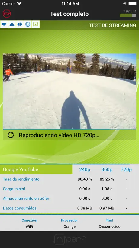 nPerf : speed test velocidad