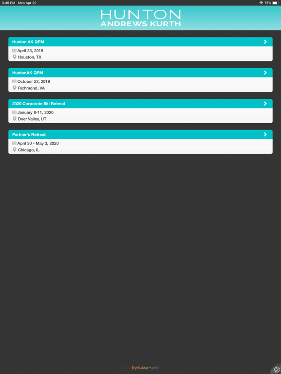 Screenshot #5 pour Hunton Andrews Kurth Events