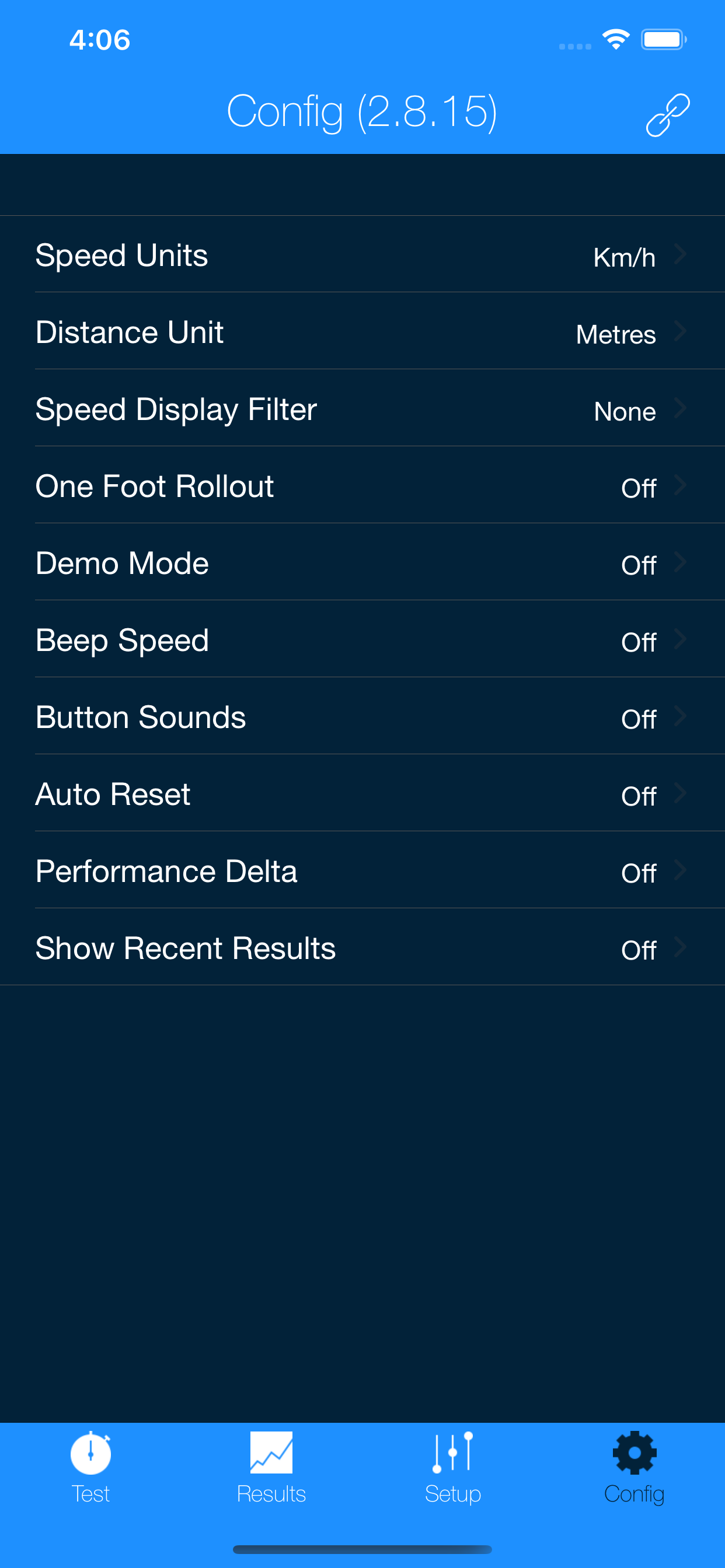 VBOX Sport Performance Test