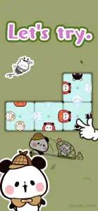 Turn-piece Puzzle: Mochi Panda screenshot #2 for iPhone