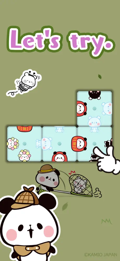 Turn-piece Puzzle: Mochi Panda