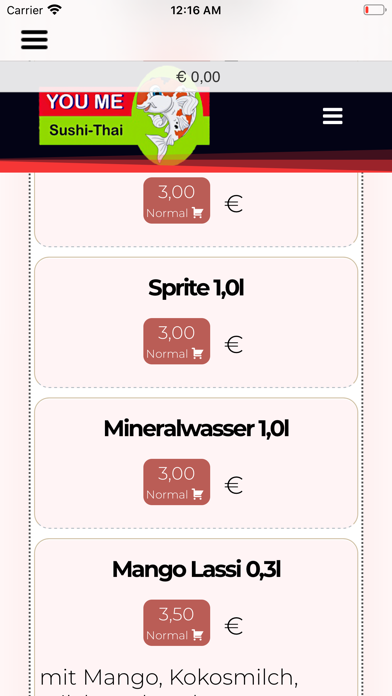 Screenshot #3 pour You Me Sushi - Thai Berlin