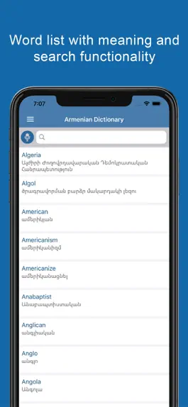 Game screenshot Armenian Dictionary Offline apk